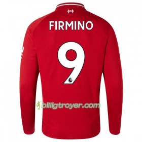 Billige Fotballdrakter Liverpool Firmino 9 Hjemmedraktsett 2018/19 Langermet